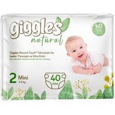 Підгуз.дитячі Giggles Natural 2 Mini (3-6кг) №40